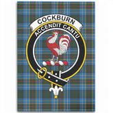 Cockburn Modern Tartan Crest Area Rug